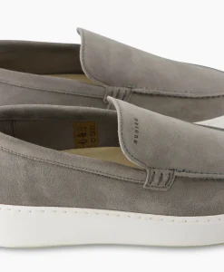 Nubikk Loafer Jiro Mio Licht Grijs*Heren Instappers