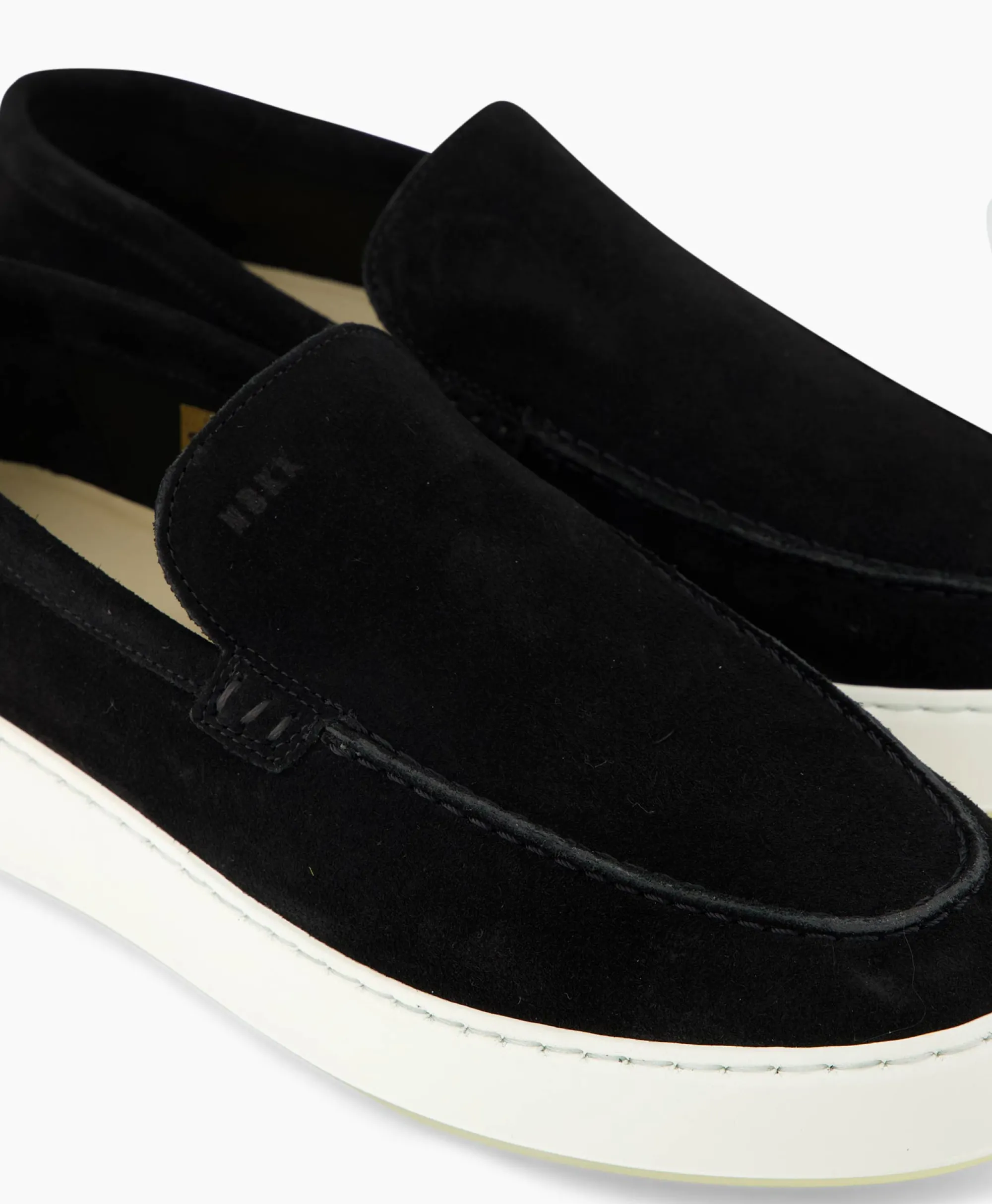 Nubikk Loafer Jiro Mio Zwart*Heren Instappers