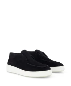 Nubikk Loafer Jiro Suo Donker Blauw*Heren Instappers
