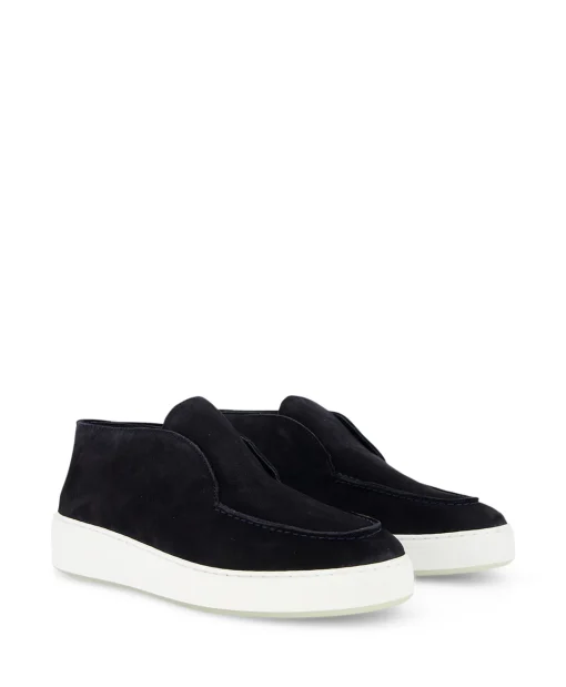 Nubikk Loafer Jiro Suo Donker Blauw*Heren Instappers