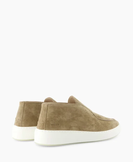 Nubikk Loafer Jiro Suo Taupe*Heren Instappers