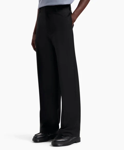 Olaf Hussein Broek Tailored Zwart*Heren Broeken