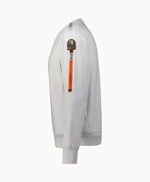 Parajumpers Sweater Sabre Basic Off White*Heren Truien