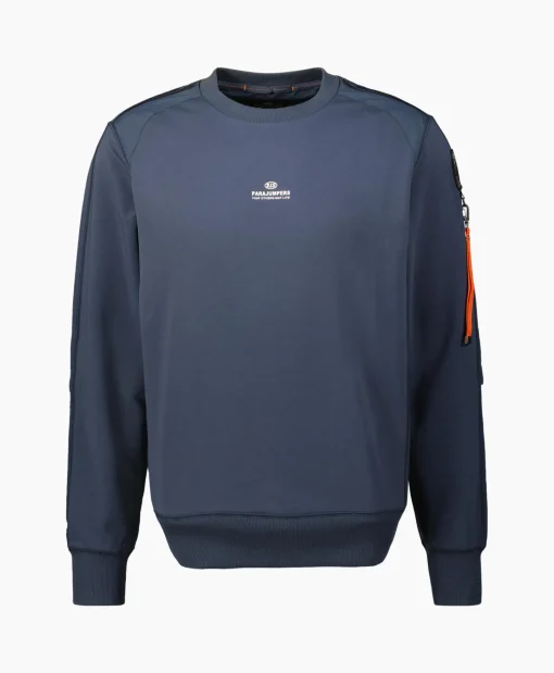 Parajumpers Sweater Sabre Basic Donker Blauw*Heren Truien