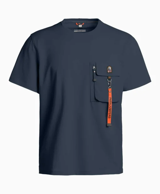 Parajumpers T-Shirt Korte Mouw Mojave Donker Blauw*Heren T-Shirts