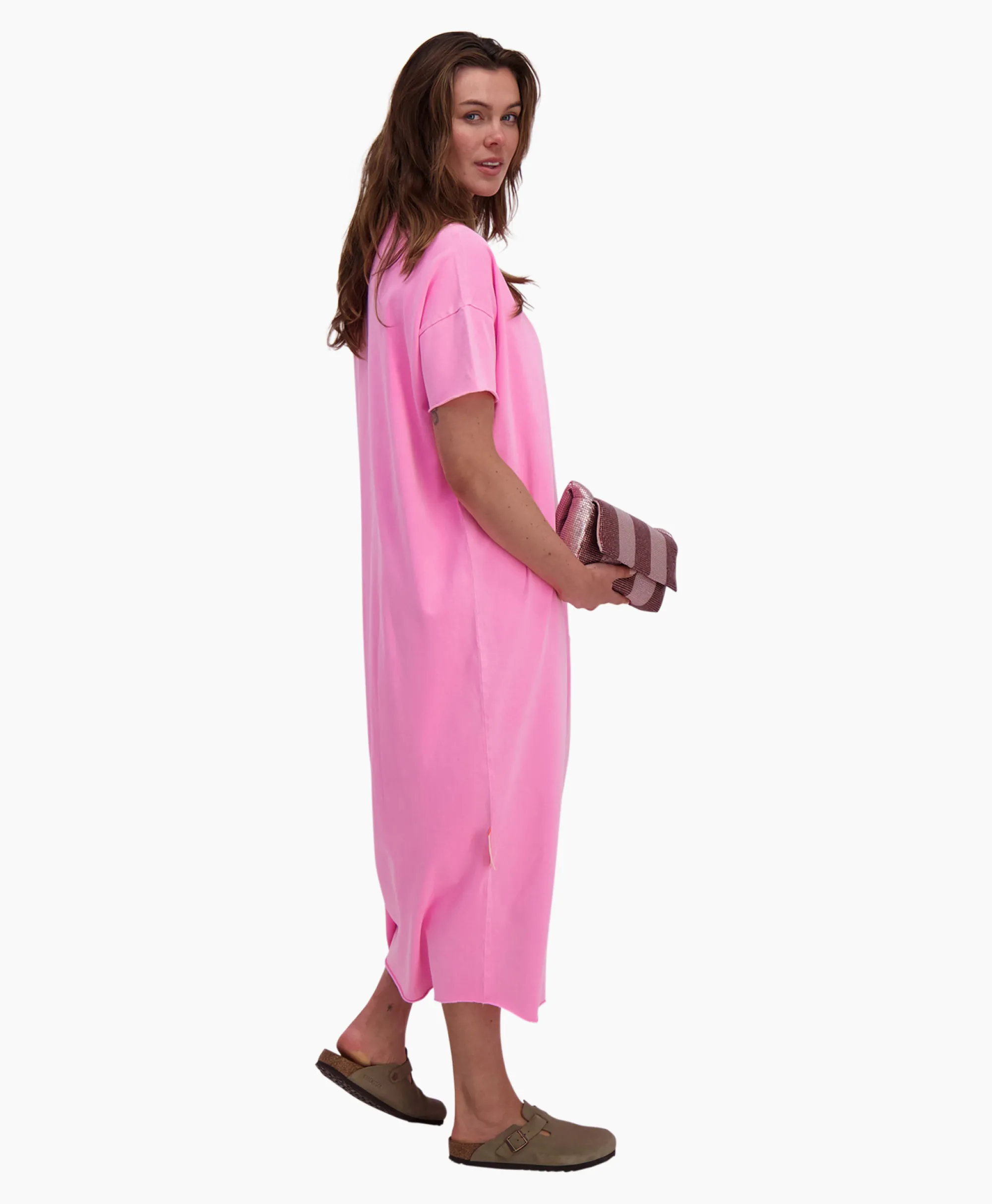 Sea Me Happy Maxi Jurk Gigi Pink*Dames Jurken