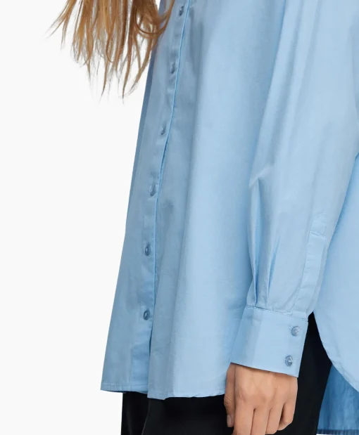 Selected Femme Blouse Dina-Sanni Ls Shirt Noos Blauw*Dames Blouses