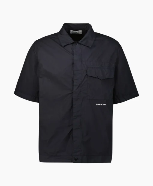 Stone Island Overshirt 11805 Donker Blauw*Heren Jassen