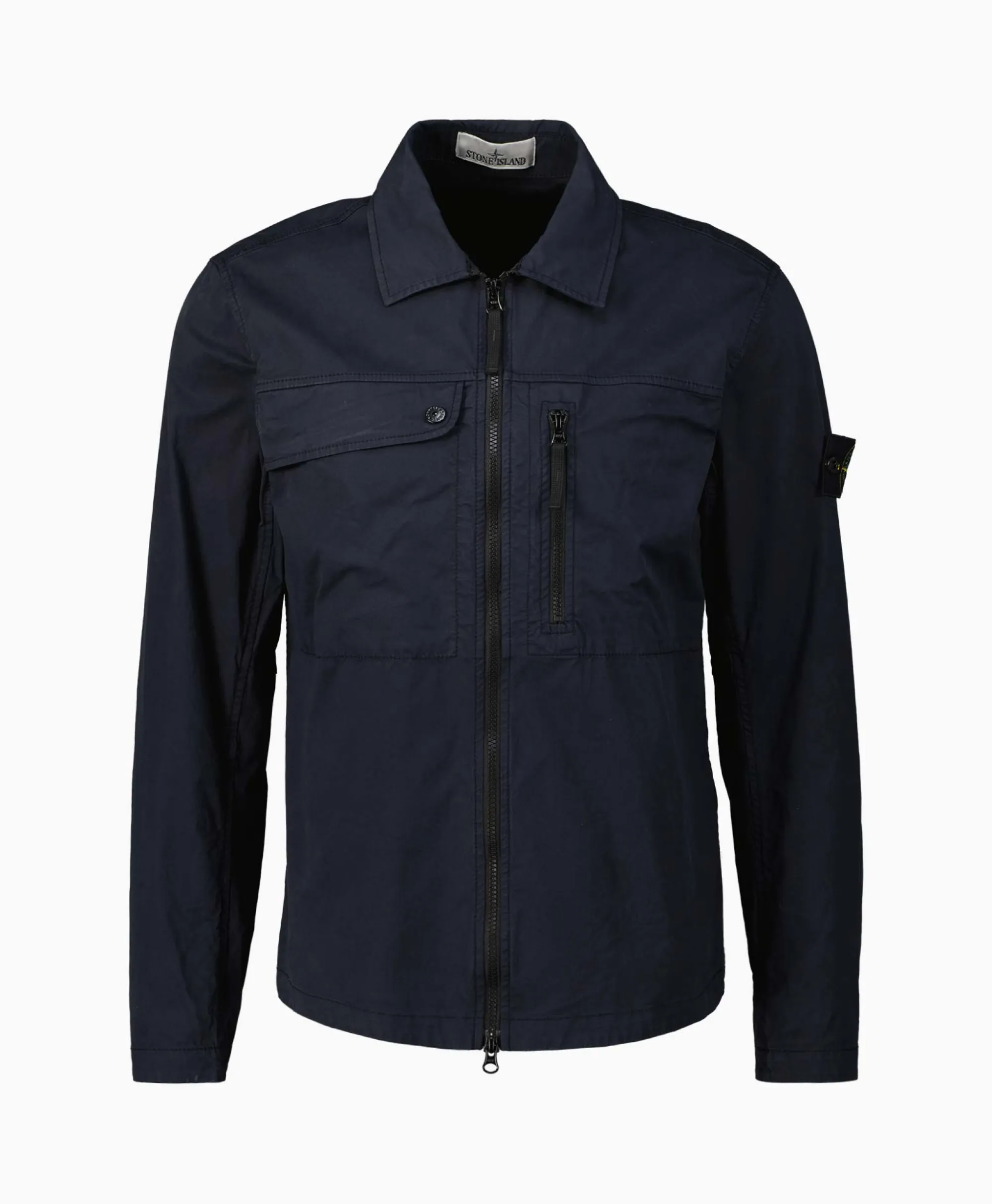 Stone Island Overshirt 10210 Donker Blauw*Heren Jassen