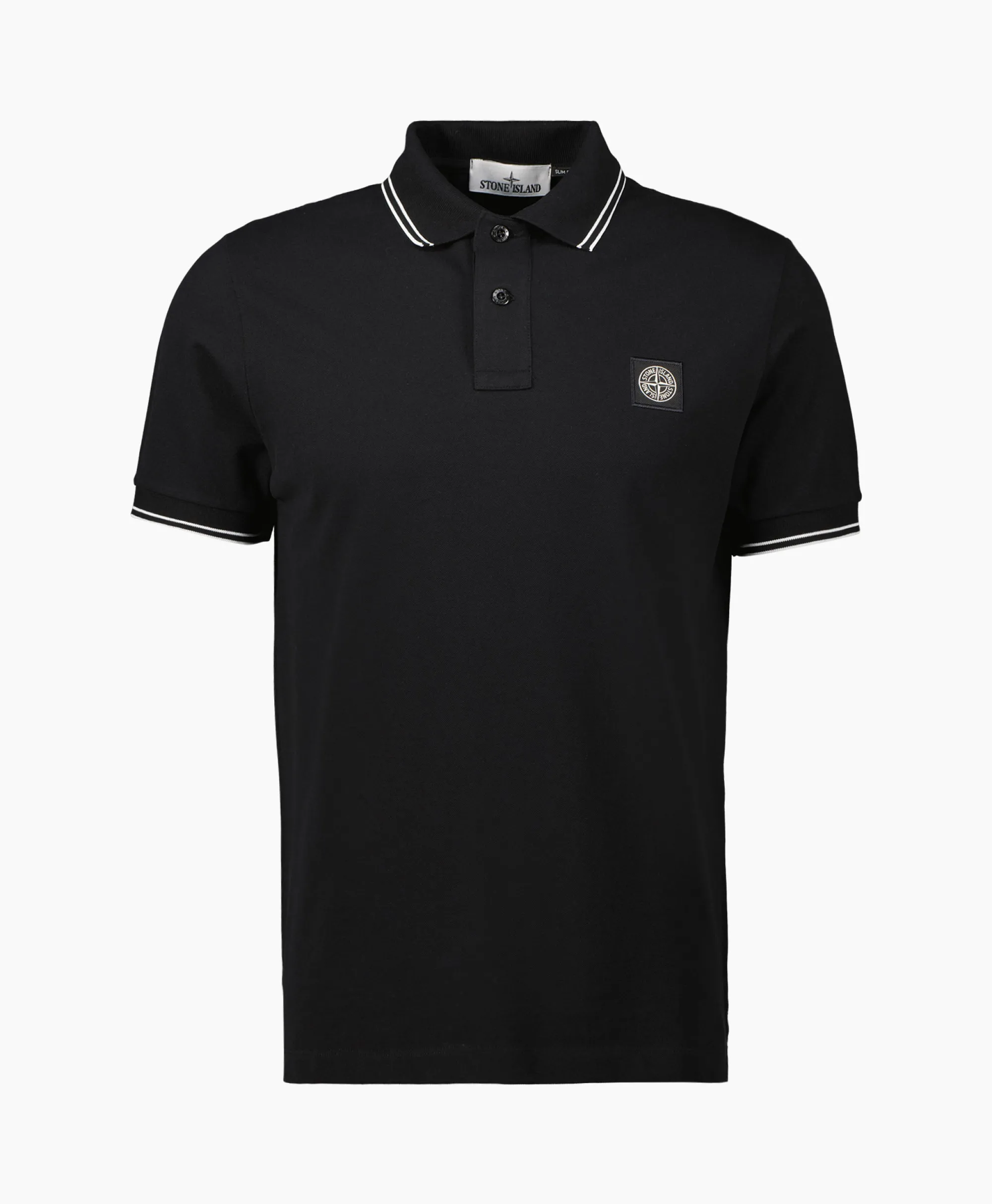 Stone Island Polo 2Sc18 Zwart*Heren Polo's