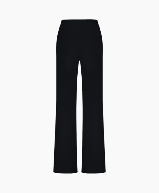 Studio Anneloes Broek Alex Bonded Mesh Trousers Zwart Dessin*Dames Broeken