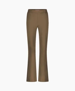 Studio Anneloes Broek Flair Bonded Trousers Bruin Dessin*Dames Broeken