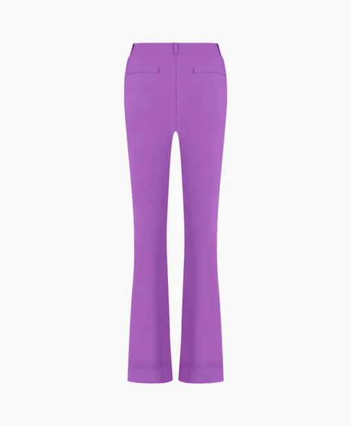 Studio Anneloes Broek Flair Bonded Trousers Paars*Dames Broeken