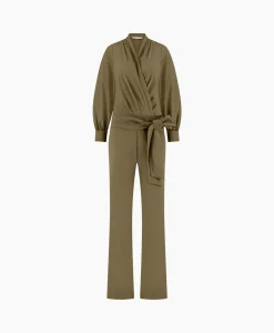 Studio Anneloes Jumpsuit Feda Bruin Dessin*Dames Jumpsuits