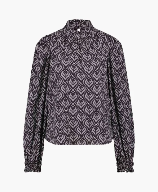 Studio Anneloes Top Lysanne Wallpaper Bruin*Dames T-Shirts & Tops