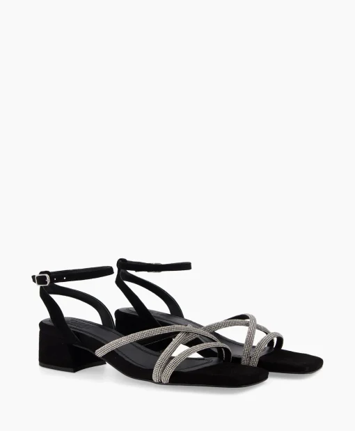 Toral Sandaal Met Hak Tl Celina Zwart*Dames Sandalen