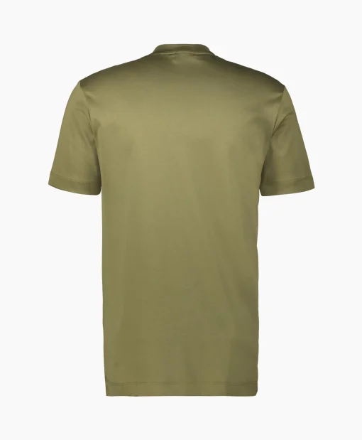 Valenza T-Shirt Interlock Supima Groen*Heren T-Shirts