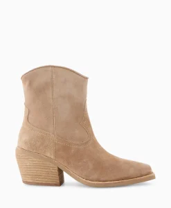 Via Vai Enkellaars Eveline Beige*Dames Laarzen