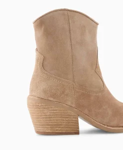 Via Vai Enkellaars Eveline Beige*Dames Laarzen