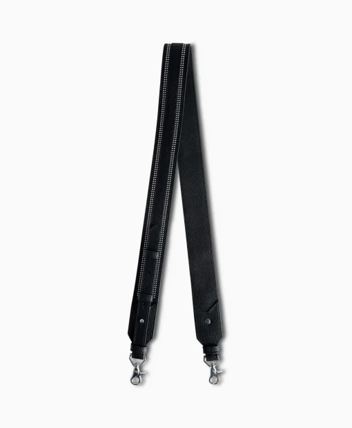 Zadig & Voltaire Zadig & Voltaire Riem Strap Adjustable Overstudded Zwart*Dames Riemen
