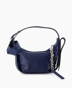 Zadig & Voltaire Zadig & Voltaire Schouder / Hand Tas Le Cecilia Xs Leather With Veg Donker Blauw*Dames Tassen