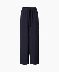 Zenggi Cargobroek Relaxed Donker Blauw*Dames Broeken